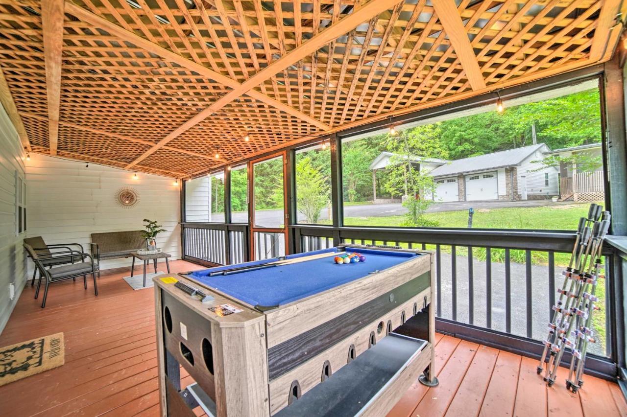 Villa Creekside Ranch With Porch About 2 Mi To Pkwy Pigeon Forge Exterior foto